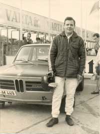 Paul Bergner vor dem Start zum 6-Stunden-Rennen 1968